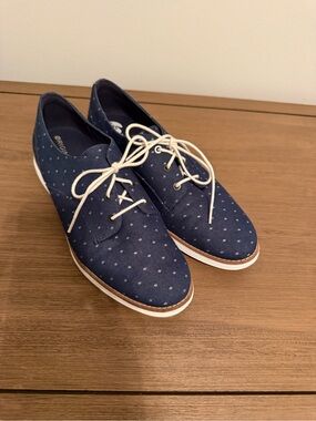 Cole Haan Zero Grand Polka Dot Lace-Up Oxfords